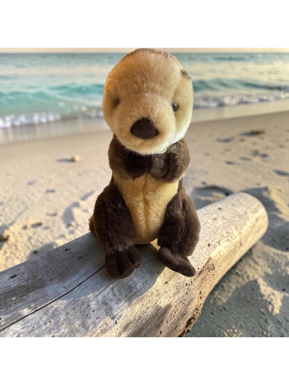 Aurora Miyoni Sea Otter Plush 10" Brown Realistic Stuffed Animal #26227